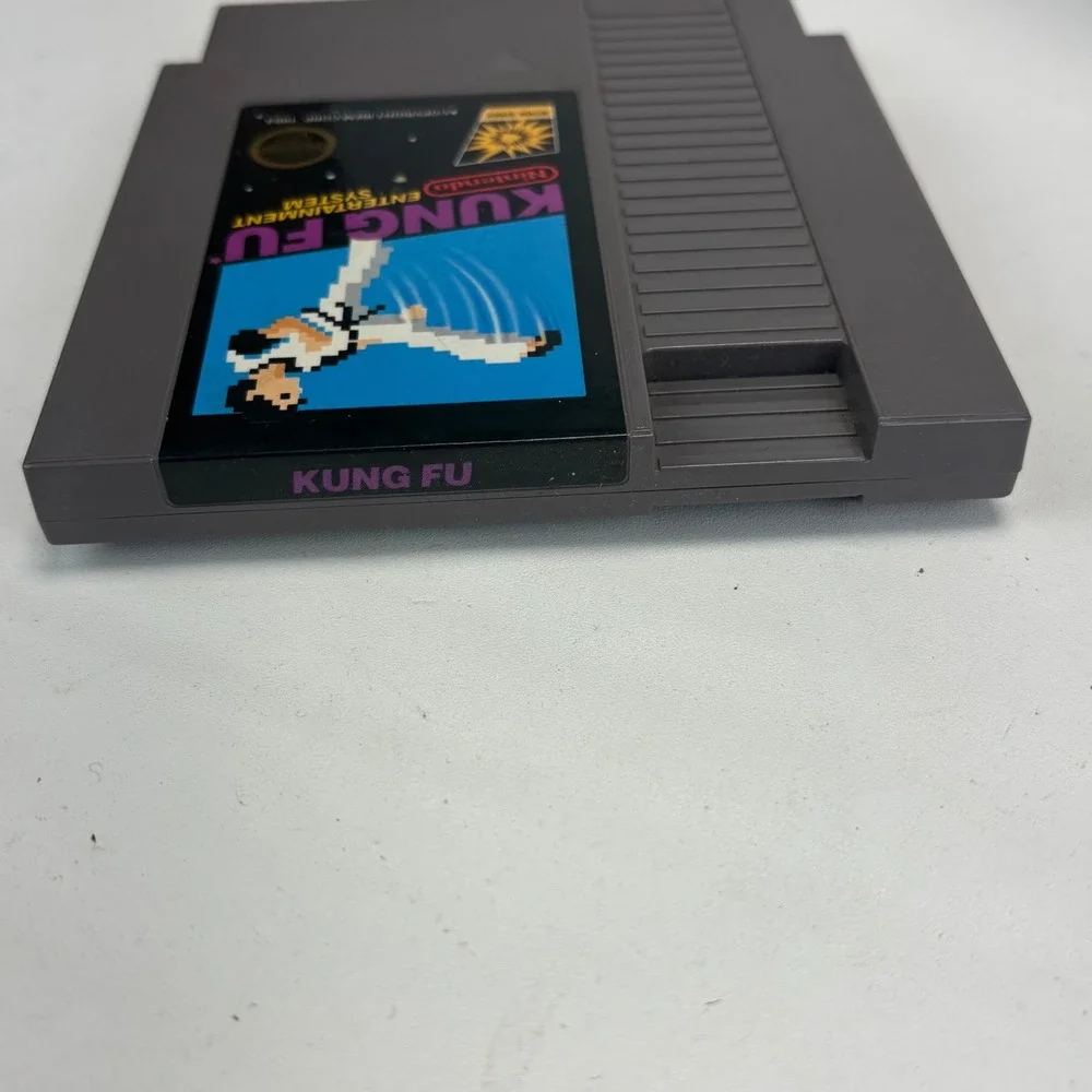 Nintendo Kung Fu NES NTSC Grey 5-Screw Cartridge Retro Action Video Game